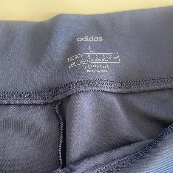 adidas Colorblock High Rise climalite leggings size L (b-1) - Picture 4 of 11